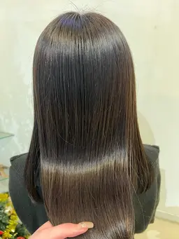 最新カラー！🪐💫メンテナンスカット＋髪質改善カラー＋Aujua1stepトリートメント🪐💫(ロング料金なし)