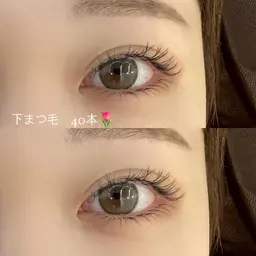 🐈𓏸𓂂𓈒📢«下まつげエクステ» ~40本