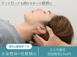 【12月限定】慢性的な頭痛/肩こり/腰痛に！　全身整体＋骨盤矯正　2,750円