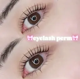 韓国🇰🇷まつ毛パーマ上下⟡.·*.
