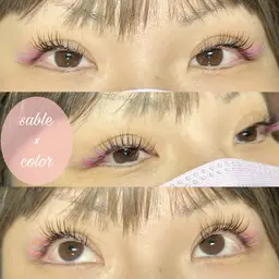 【カラーmixセーブルつけ放題】他店オフ&コーティング込み✨カラー20種類