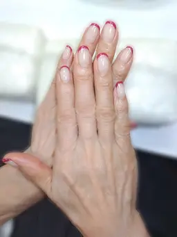 フレンチネイル💙【ハンドネイル】