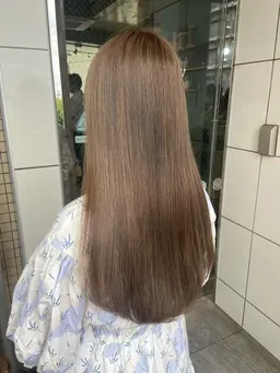 ❤︎4週間以内当店ブリーチされた方のメンテナンスメニュー❤︎💐ワンカラー&4stepトリートメント💐巻き仕上げ無料