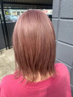 カット＋透明感ダブルカラー＋さら艶トリートメント