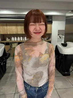 【平日8:30/9:00】ミディアム、ボブ、ショートCut(シャンプー付き🧴🫧)