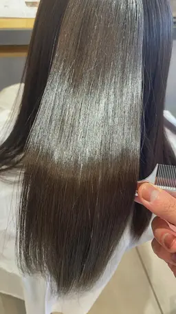 【美髪カラー】艶々の美髪　髪質改善カラー+カット+トリートメント