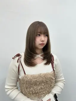 『赤みoff × 透明感』🍀カット＆ブリーチなしダブルカラー¥15000→¥11000🍀