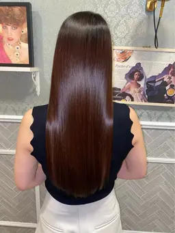 one color + 質感再生2step treatment🪡（超音波アイロン付き）