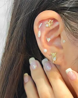 💎耳ツボジュエリーつけ放題(16パーツ以内)