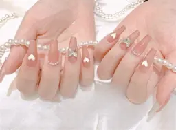 【チップ長さ出し】選べる定額プレミアム♪厳選30種類ワンホンネイル ¥11800