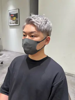 💇🏼【メンズ】 ブリーチ+艶カラー✨️✨️