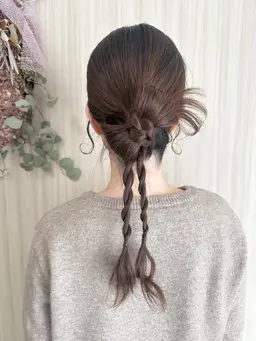お呼ばれヘアセット🪄