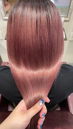 【👑人気No.1👑】艶カラー➕髪質改善TR