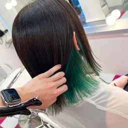 【ショート・ボブ限定】インナーカラー➕4stepトリートメント