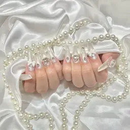 オフあり🍒 ワンカラーorラメグラデーション90分パーツつけ放題