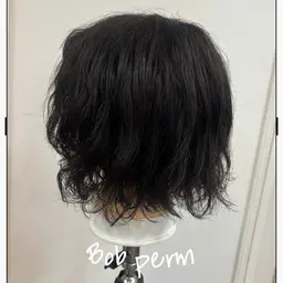 ボブカット✖️ダメージレスパーマ（シャンプー&ブロー込み）