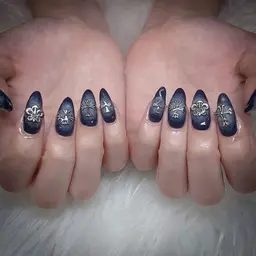 ⋆⸜1月限定open記念⸝⋆自爪アート10本やり放題+フリーパーツ使い放題𖤐オフケア込