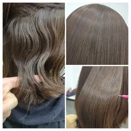 💜TOKIO縮毛矯正➕️カットカラー