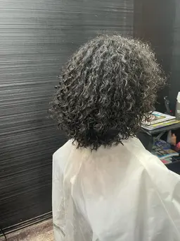 特殊パーマ(ツイストスパイラル)+カット