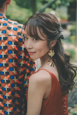 結婚式前撮りヘアセット&メイク&ドレスフィッティング