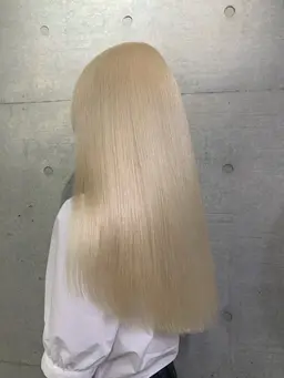 【新規】🇰🇷抜きっぱなしホワイトブロンド❕色落ち心配なしの韓国風人気メニュー👩‍🦳🧑‍🦳ケアブリーチ2回