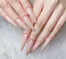 初心者練習モデル🧡[オフなし]🧡ワンカラー+チップ長さだし1０本(ジェルオフあり+500円)