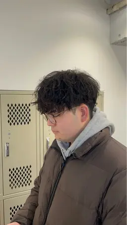 メンズカット+ ケアパーマ💇🏻♂️💫