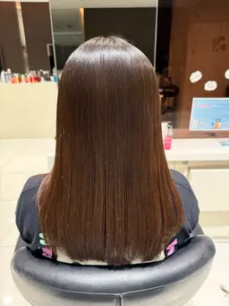 ブリーチなしダブルカラー+似合わせカット