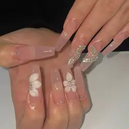 3/5限定!!チップスカルプ10本 フルアート💖(長さだし込)