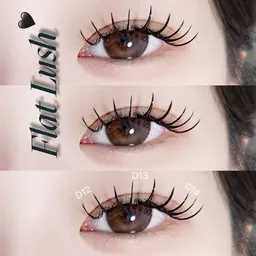 【💗フラットラッシュ💓】180本付け放題 （オフ込み∝束感仕上げ∝180本まで）￥7300→6800