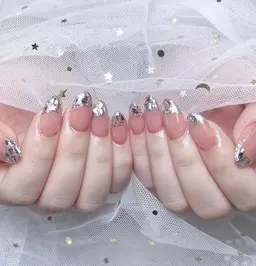 【チップスカルプ]ガラスフレンチ　￥8990