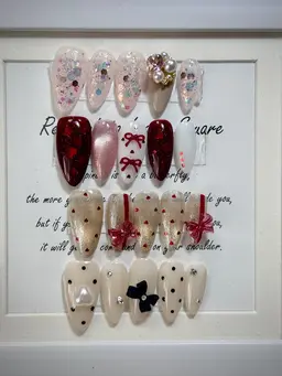 【長さ出し】バレンタイン、限定定額デザイン¥10520