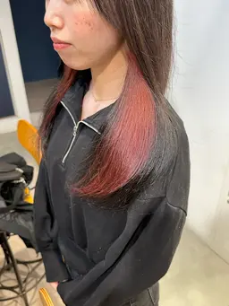 🌈【期間限定】🌈カット＋イヤリングカラーorインナーカラー＋トリートメント