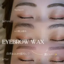 レディース専用👧🏻❤️美眉wax脱毛+眉メイク✩.*˚［名古屋駅/名駅/アイブロウ］