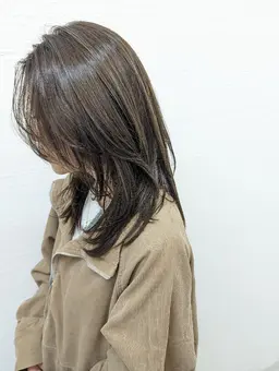 似合わせカット＋透明感カラー