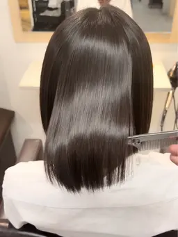 【ボブ限定】透明感ダブルカラー➕ケアトリートメント🫧