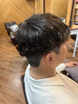 カット、メンズパーマ