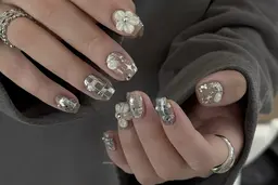 自爪♡クール系ニュアンスネイル