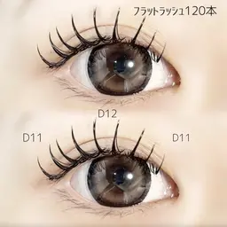 ⭐️新年SALE⭐️ナチュラル派🦋フラットラッシュ120本(オフ込み)