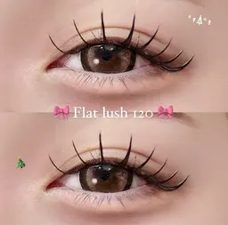 【ご新規様限定🩵】Wコーティング⸝⋆Flat lush 120本✩⡱