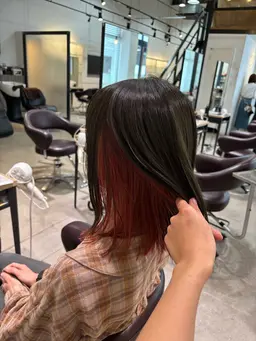 平日28%off▶︎カット＋インナーブリーチ＋オンカラー