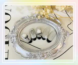 ★【HAND 120分コース】✨時間内画像持込 アート+パーツ&シール込み