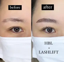 パリジェンヌラッシュリフト上×HBL