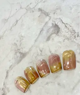 ハンドジェルネイル💅お持ち込みデザイン🎨(ご予約時に画像を送っていただきます)オフ有りは+500円
