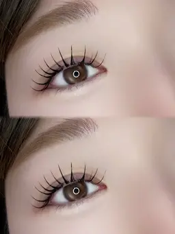 【エクパ】エクステ120本＋パーマ