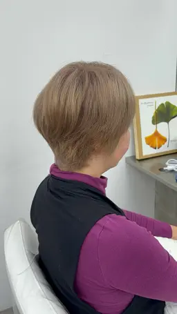 全体ブリーチ+ワンカラー