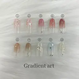 【オフ有】グラデーション+写真アート2本付 0円