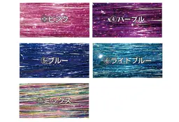 🫧韓国で大人気🫧キラキラエクステ1本#ティンセルエクステ//1本~追加¥440