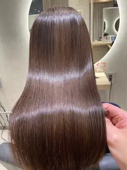 💎髪質改善ケアカラー+TOKIO超音波トリートメント 【カットなし】¥12900