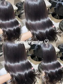 【❤️🔥綺麗に伸ばしたい方に❤️🔥】プレミアムケアカラー+髪質改善4step Aujuaトリートメント🪽🤍